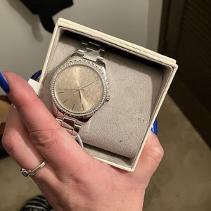 Michael Kors Silver and Gold Watch